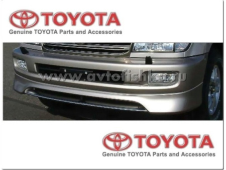 Toyota Land Cruiser 100 (98-03) спойлер переднего бампера, оригинал.