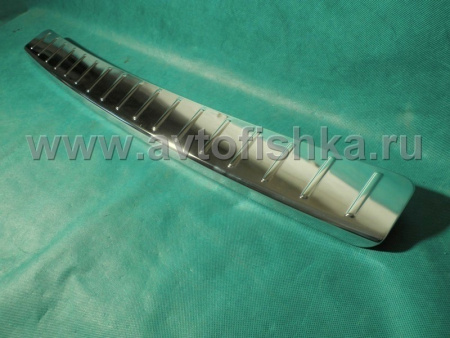 Mercedes-Benz GL (09-) накладка заднего бампера из нержавеющей стали, верхняя, хромированная