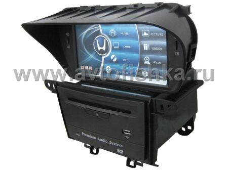 Honda Accord 8 (08-) Европа автомагнитола, головное устройство 2 din с 8 дюймовым HD экраном, GPS навигацией, TV