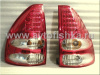 Toyota Land Cruiser Prado 120 (02-) фонари задние светодиодные красно-белые, комплект 2 шт.