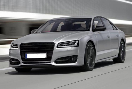 Передний бампер S8 с решеткой для Audi A8 2015-2017