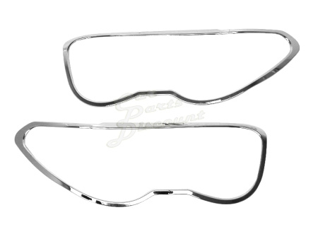 BMW 7 E65, E66 декоративные накладки на фары хромированные.