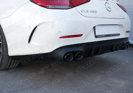Mercedes-Benz CLS-Klasse C257 2017 - н.в. Диффузор с черными насадками 5.3 AMG