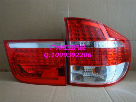 BMW X5 (06-) фонари задние светодиодные красно-белые, комплект лев.+прав.