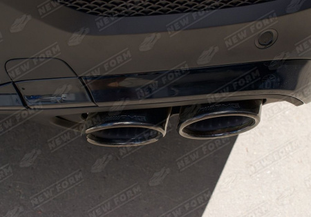 Mercedes-Benz GLE-Klasse C167 рестайлинг 2023 - н.в. Диффузор заднего бампера 5.3 AMG с черными насадками на глушитель