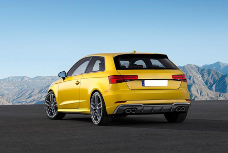 Насадки на выхлоп S3 для Audi A3 2013-2020 - нержавейка