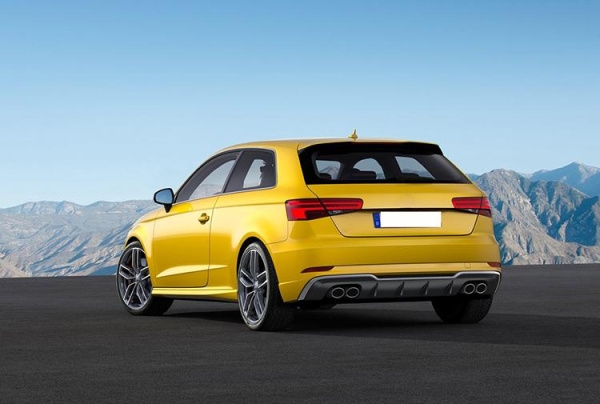 Насадки на выхлоп S3 для Audi A3 2013-2020 - нержавейка