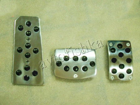 Mitsubishi Lancer 9 (04 – 07) накладки на педали AT (автомат)