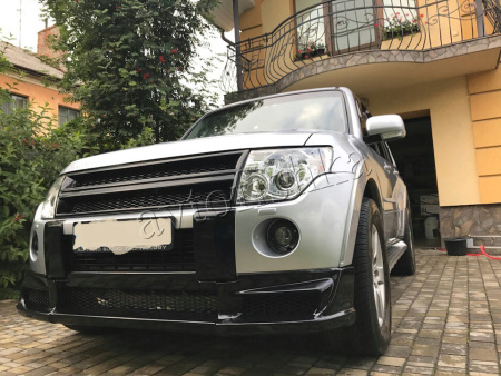 Mitsubishi PAJERO 4 (06-15) Накладка на передний бампер RALLY ART