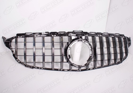 Mercedes-Benz C-Klasse W205 рестайлинг 2018 - 2021 Решетка радиатора AMG GT хром