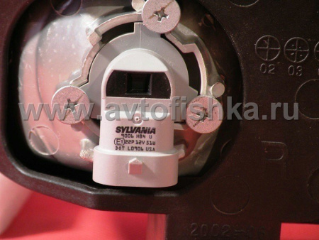 Honda CR-V II (01-03) фары передние противотуманные зеркальные хромированные, установочный комплект