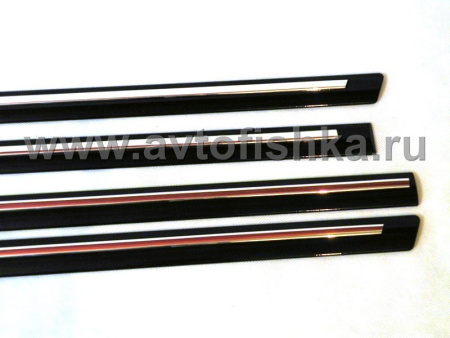 Lexus RX350 (09-) молдинги дверей боковые, с хромированной вставкой, комплект 4 шт.