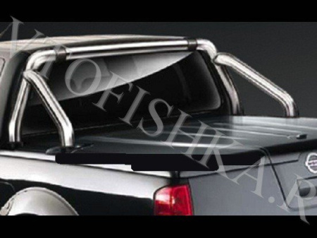 Дуга безопасности грузового отсека хромированная для Nissan Navara 2005-
