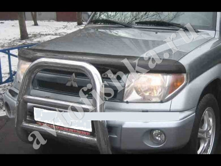 Дефлектор капота темный Mitsubishi Pinin 1999-2007