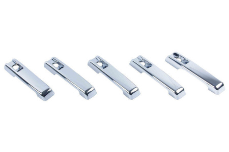 Mercedes G-class W463 (90-02) накладки на ручки дверей хромировнные, комплект 5 шт.