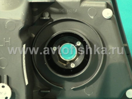 Jeep Grand Cherokee (99-04) передние фары линзовые черные, со светящимися ободками, комплект 2 шт.