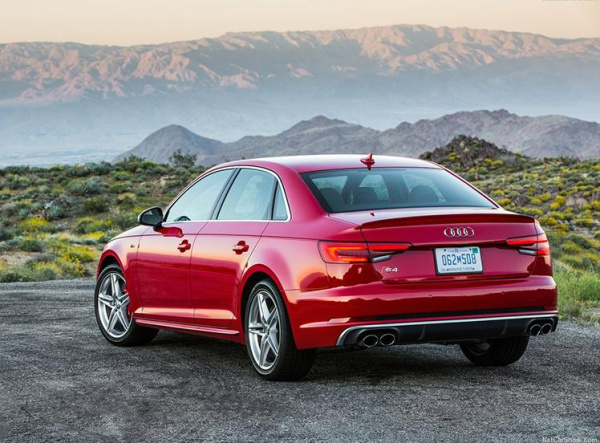 Двойной выхлоп S4 для Audi A4 2016-2022 - нержавейка