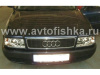 Audi 80 B4 (91-95) фары передние линзовые хромированные со светодиодной подсветкой