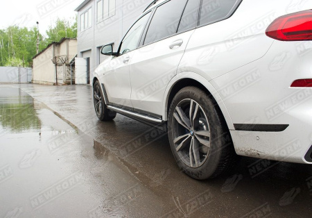 BMW X7 G07 рестайлинг 2023 - н.в. Пороги черные