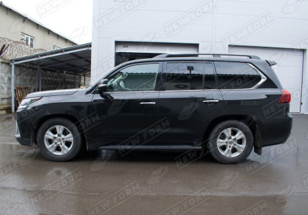 Lexus LX 570 (2 рестайлинг) 2015 - н.в.  Рейлинги на крышу черные