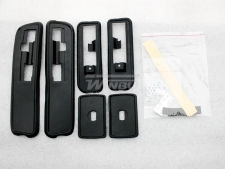 Mitsubishi Pajero 3 (2000-2007), Pajero 4 (2006-) рейлинги на крышу, черные, дизайн оригинал