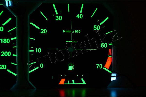 Volkswagen Golf MK1 светодиодные шкалы (циферблаты) на панель приборов