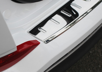 Hyundai Tucson (16–) Накладка на задний бампер с логотипом, полиров.