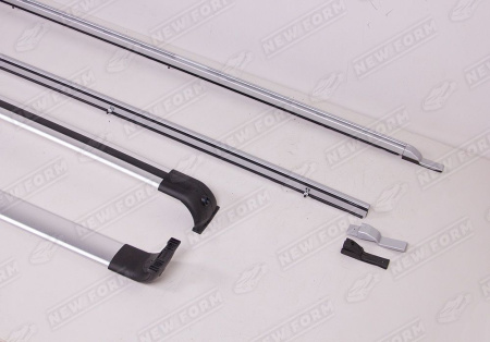 Land Rover Discovery 3 поколение 2004 - 2009 Комплект рейлинги и поперечины для Land Rover Discovery 3 серебристые