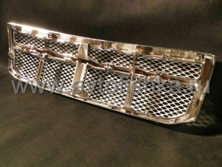 Toyota Land Cruiser Prado 120 (02-) решетка радиатора алюминиевая сетка с хромированной рамкой.