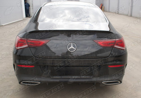 Mercedes-Benz CLA-Klasse C118/X118 2019 - н.в. Диффузор заднего бампера с черными насадками 4.5 AMG
