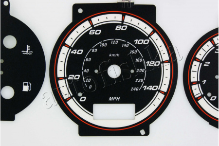 Mazda 323F BA светодиодные шкалы (циферблаты) на панель приборов