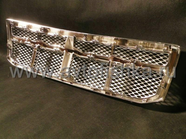 Toyota Land Cruiser Prado 120 (02-) решетка радиатора алюминиевая сетка с хромированной рамкой.