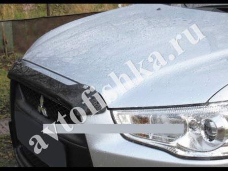 Дефлектор капота темный Mitsubishi ASX 2010-2012
