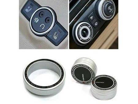 Chevrolet Captiva (06-) накладки на органы управления в салоне, хромированные