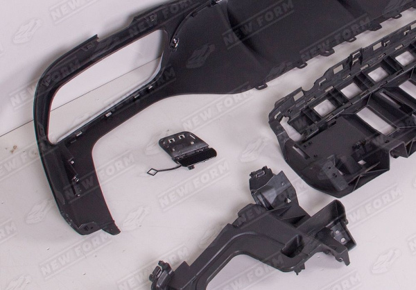 Mercedes-Benz E-Klasse W213 2016 - 2020 Диффузор 6.3 AMG хром