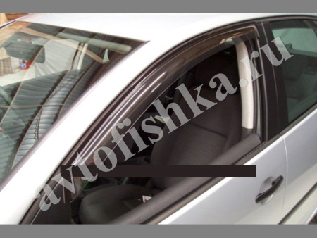 Дефлекторы боковых окон 2 части дымчатые VW Golf 5 5 дверный 2004-2008