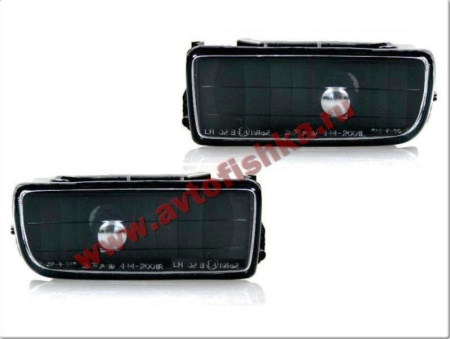 BMW 3 E36 (91-00) 2, 4 дв. седан фары противотуманные прозрачные черные, комплект 2 шт.