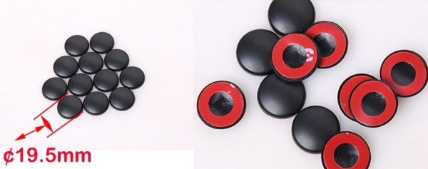 Volkswagen Накладка на болты крепления замка дверей, 12 частей, ABS