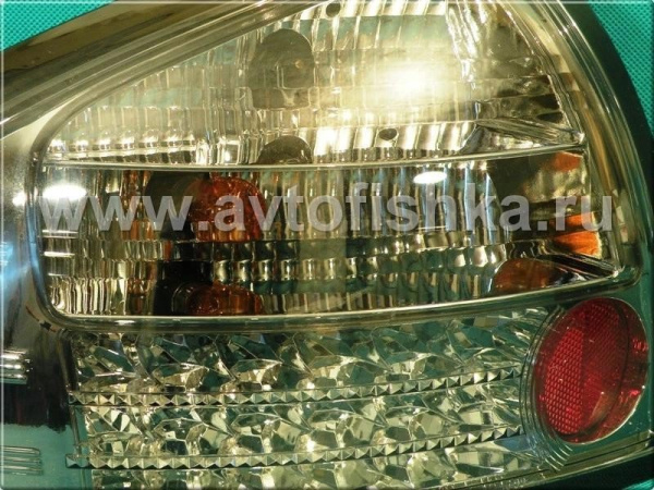 Audi A6 (97-04) фонари задние светодиодные тонированные, комплект 2 шт.