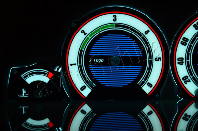 Ford Transit светодиодные шкалы (циферблаты) на панель приборов