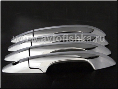 Honda CR-V III (06-) накладки декоративные хромированные, пластиковые, комплект