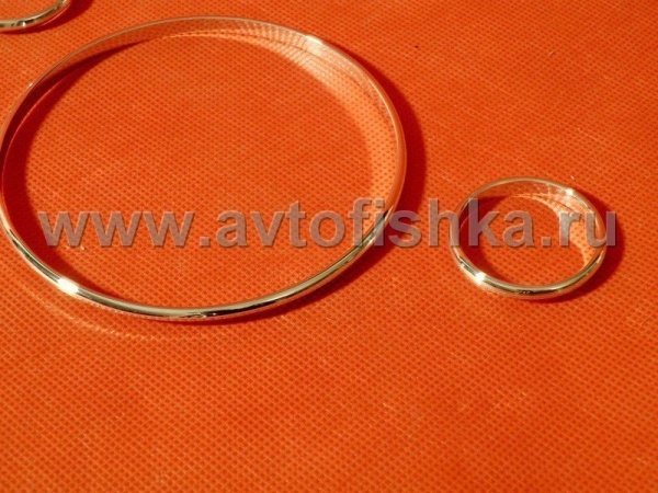 Audi A4, S4 (B6) (01-05) кольца алюминиевые для шкал панели приборов