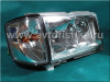 Mercedes W201 190E 190D (82-93) фары передние хромированные с указателями поворотов, комплект 2 шт.