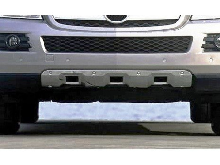 Mercedes-Benz GL class (2009-) хромированная накладка на передний бампер, нержавеющая сталь
