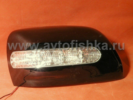 Toyota Land Cruiser 200, Lexus LX 570 (08-) корпуса боковых зеркал под покраску, со светодиодными поворотниками, комплект 2 шт.