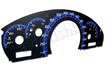 Mercedes W220 S светодиодные шкалы (циферблаты) на панель приборов