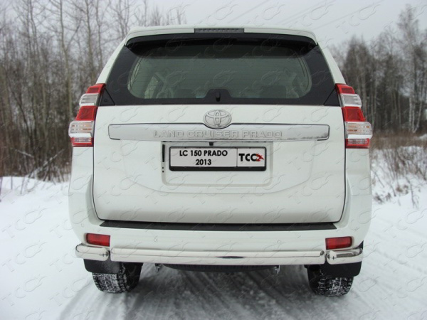 Toyota Land Cruiser Prado (13–) Защита задняя (центральная) 75х42 мм