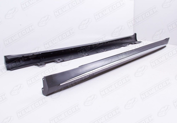 Mercedes-Benz S-Klasse W223 2020 - н.в. Пороги AMG с хромированными вставками