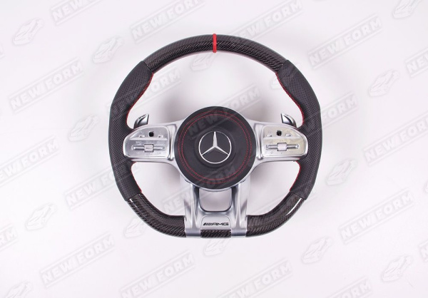 Mercedes-Benz GLE-Klasse V167 рестайлинг 2023 - н.в. Руль красная нить