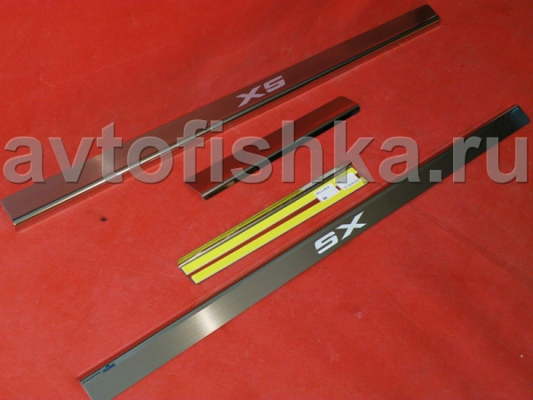 BMW X5 E53 (99-06) накладки на внутренние пороги, к-кт 4шт.